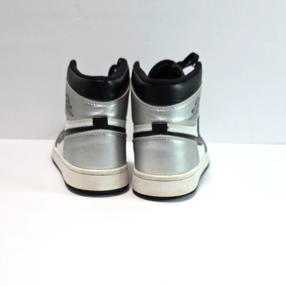 Women's Nike Air Jordan 1 High "Silver Toe" Sneakers CD0461-001 Size 7 - Picture 7 of 11
